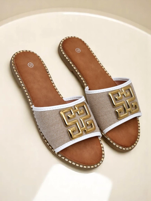 Royalfashion Жіночі шльопанці на плоскому ходу Rorole