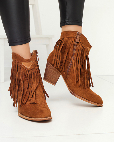 Camel dámské boty a'la kovbojské boty Versidi- Obuv