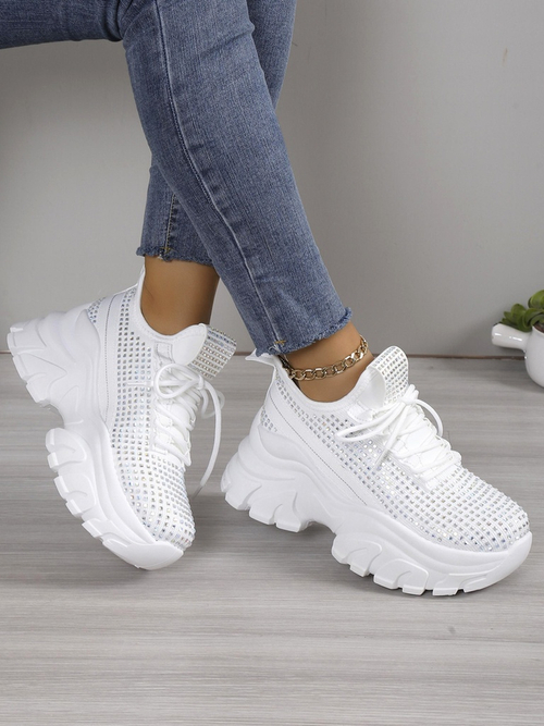 Royalfashion Жіночі спортивні кросівки з стразами Blysco
