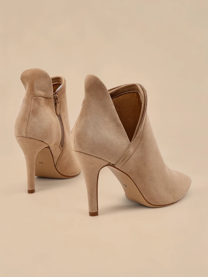 Dámské hnědé boty na podpatku Annalisa - Obuv