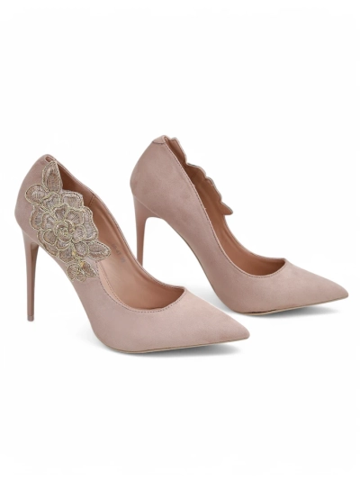 Royalfashion Dámské jehlové podpatky s květinami Sollabe