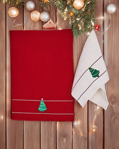 Royalfashion Prázdninová sada ručníků Šťastný Nový rok