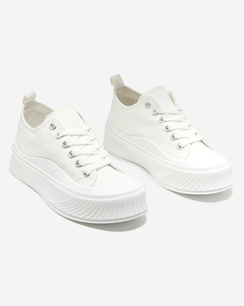 Білі жіночі снікерси типу Nerikas - Взуття