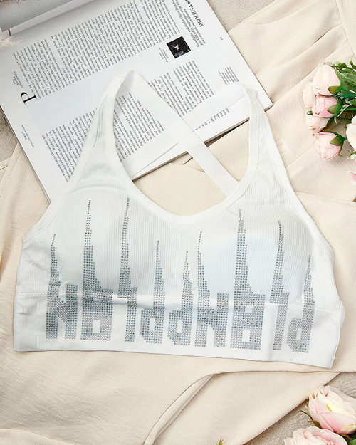 Жіночий спортивний бюстгальтер Royalfashion з цирконами