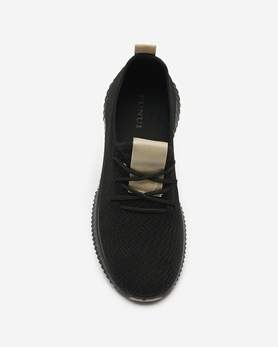 Černá dámská sportovní obuv s hnědou vložkou Keteti - Obuv