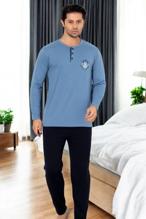 Royalfashion Чоловічі бавовняні піжами