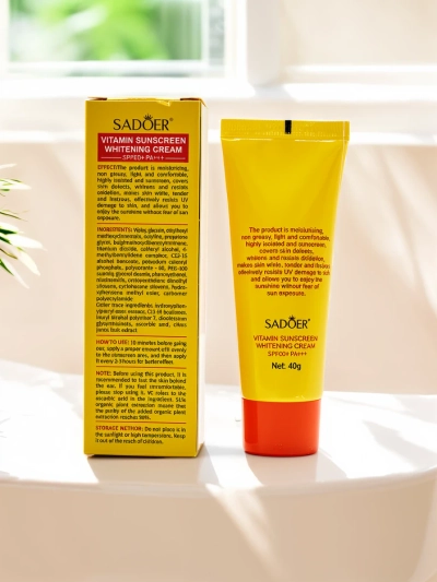 Sadoer Opalovací krém s vitamínem C 60 SPF 150ml