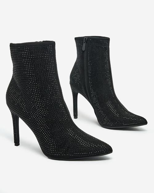 Жіночі черевики Royalfashion Lekirisa Zirconia на шпильці