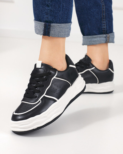 Černá dámská sportovní obuv s vsadkami Dekavi - Obuv