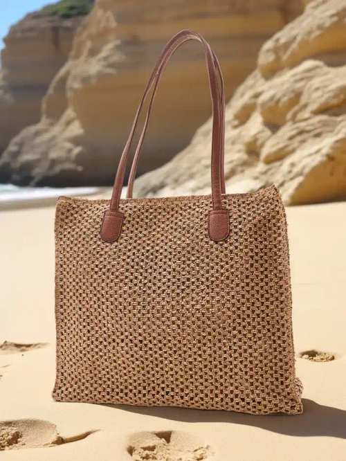 Royalfashion Велика солом'яна літня сумка