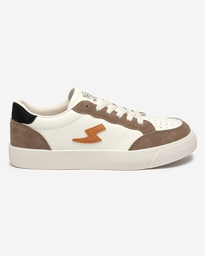 Bílé a hnědé sportovní tenisky pro ženy Rozzuci- Obuv