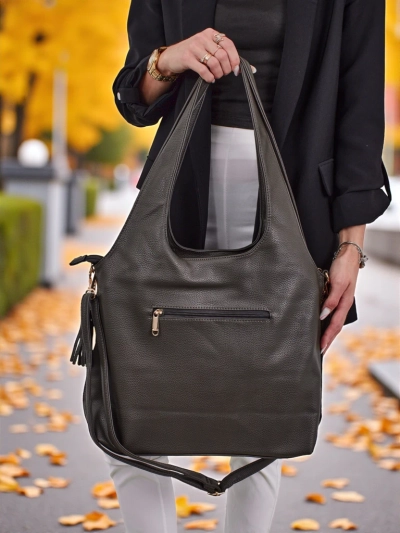 Велика жіноча сумка з екошкіри shopper Crystal Haven