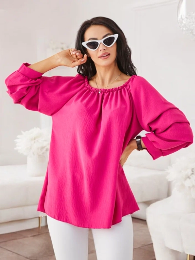 Royalfashion Dámská blůza a'la španělská s volány