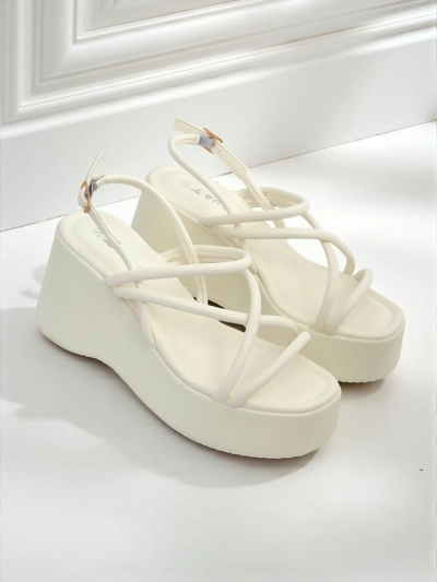 Royalfashion Dámské sandály na klínku Skyline Straps