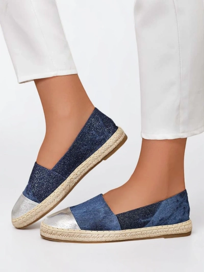 Royalfashion Dámské espadrilky a'la denim Anerta