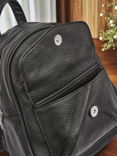 Dámský batoh Astrea Królewska Moda z ekologické kůže černo-bílý