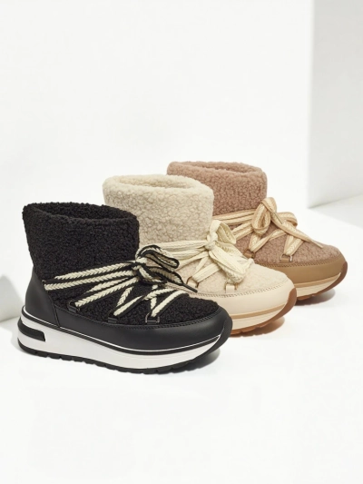 Boty a'la sněhule dámské s kožíškem Verruna
