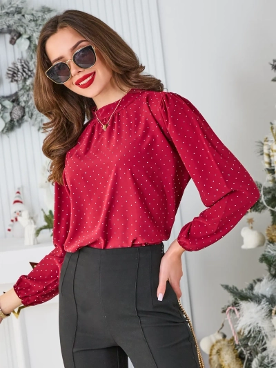 Royalfashion Dámská košile s kamínky