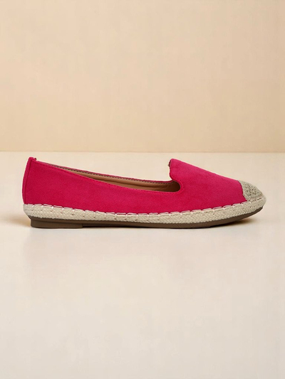 Royalfashion Dámské espadrilky z eko semiše Bombei