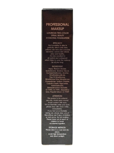 Hydratační dvoubarevný make-up na obličej s kolagenem Warm Beige