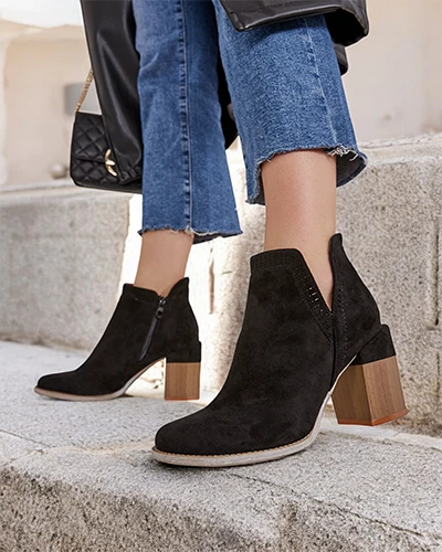 Dámské kotníčkové boty Royalfashion na podpatku Vettot