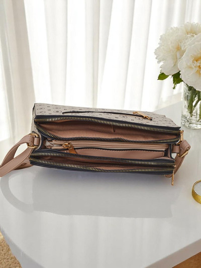 Royalfashion Malá kabelka z eko kůže s potiskem Viva Linea