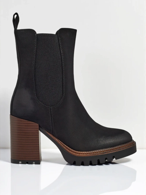 Ботильйони жіночі еко замшеві на підборах Soreya