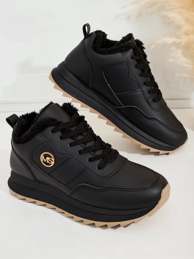 Royalfashion Zateplené dámské tenisky s kožíškem Casot