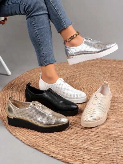 Royalfashion Туфлі для жінок на товстій підошві Goffies
