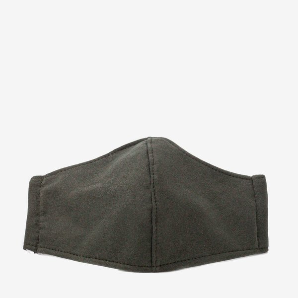 Tmavě zelená 3-vrstvová obličejová maska - Masky 1