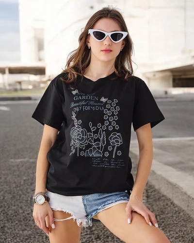 Royalfashion Dámská bavlněná blůza s nápisem