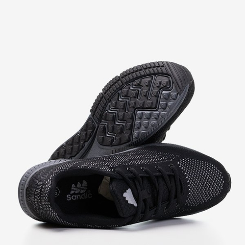 Чоловічі чорні кросівки з сірою обробкою Erol - Взуття