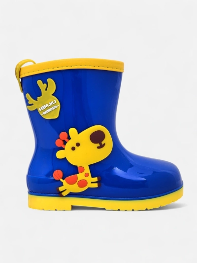 Royalfashion Dětské gumové boty s nášivkami Good Time