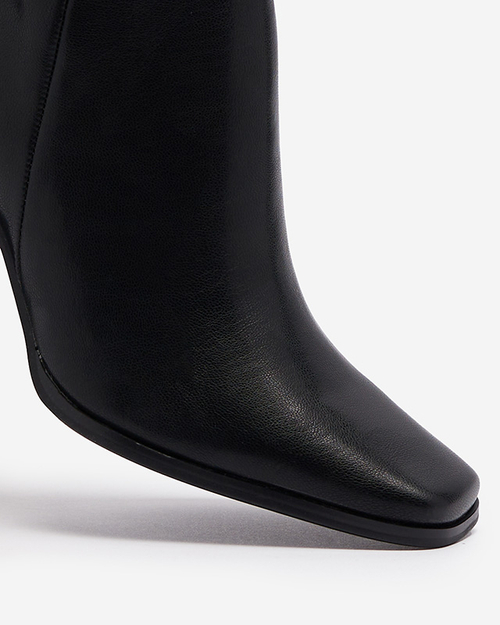 Чорні жіночі чоботи на шпильці Naffen- Footwear