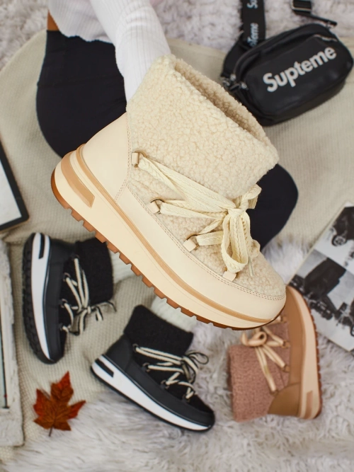 Черевики a'la снігоходи жіночі з хутром Verruna