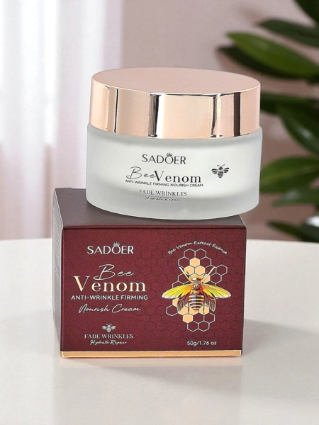 Sadoer Venusta BeeVenom Hydratační Krém Proti Vráskám 50g pro Každou Pleť