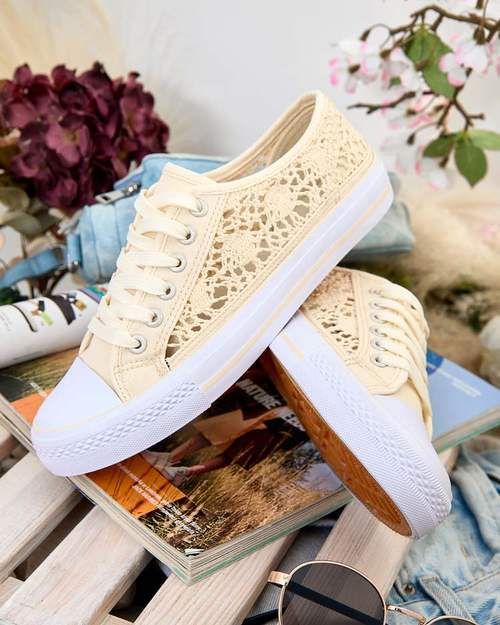 Жіночі ажурні кеди Royalfashion Niz