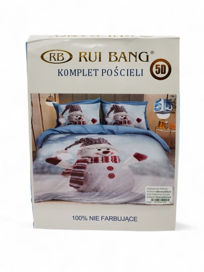 Royalfashion Vánoční ložní prádlo 160x200 sada 3-DÍLNÁ