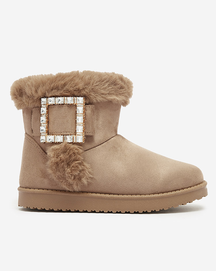 Royalfashion Dámské boty a'la snow boots s ornamentem Galaes