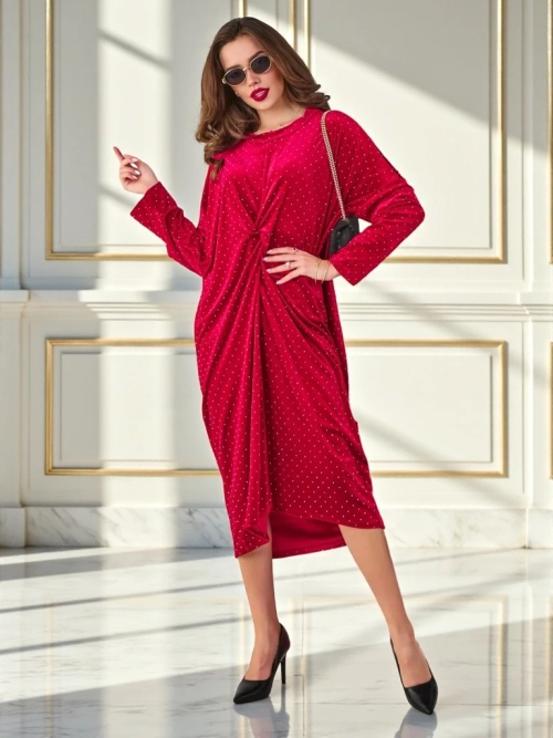Royalfashion Жіноча сукня з збиранням