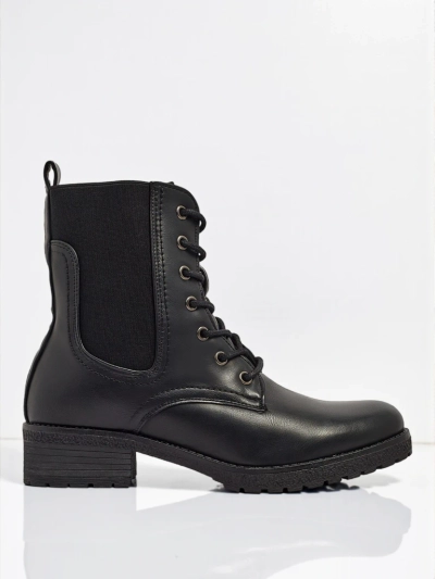 Eko kožené šněrovací dámské boty Oslynne