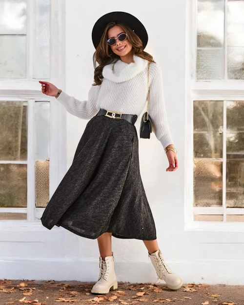 Спідниця міді в жіночому виконанні Royalfashion