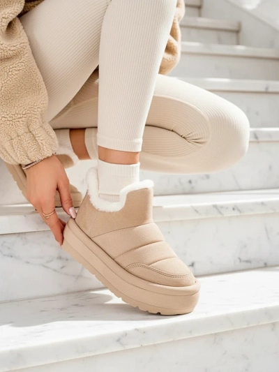 Royalfashion Dámské krátké boty Zoeno a'la snow boots