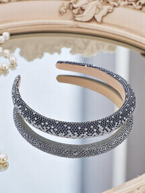 Royalfashion Обруч для волосся з стразами та перлами Bianka