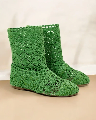 Royalfashion Дитячі ажурні чобітки Tolor