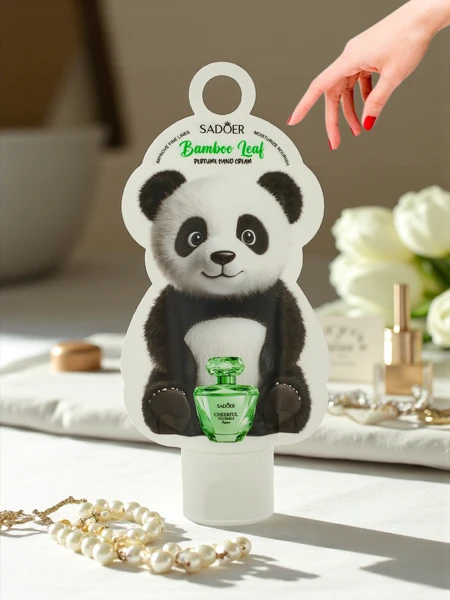 Sadoer Bamboo Leaf krém na ruce 50 ml v balení Panda – Aurelia Edition