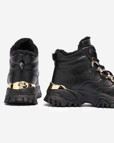 Černá dámská zateplená sportovní obuv Nepolle- Obuv