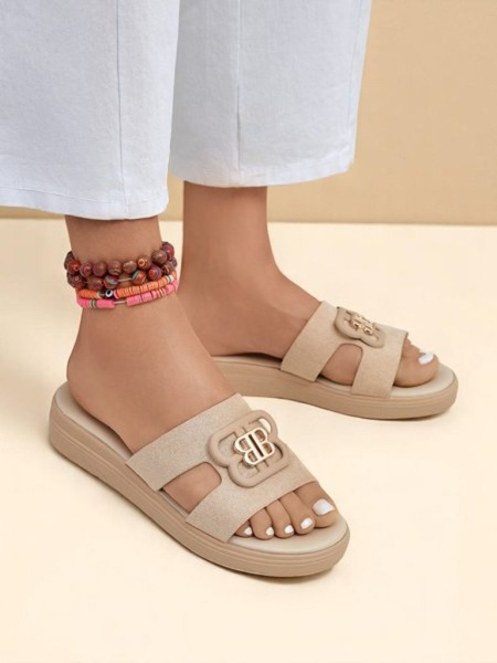 Royalfashion Dámské pantofle na ploché podrážce ChicStep