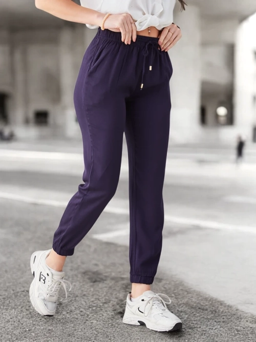 Sofía Гранатові Довгі Штани з Ліоцеллу