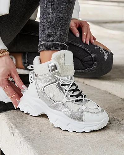 Royalfashion Dámské tenisky s teplou podšívkou Pieco